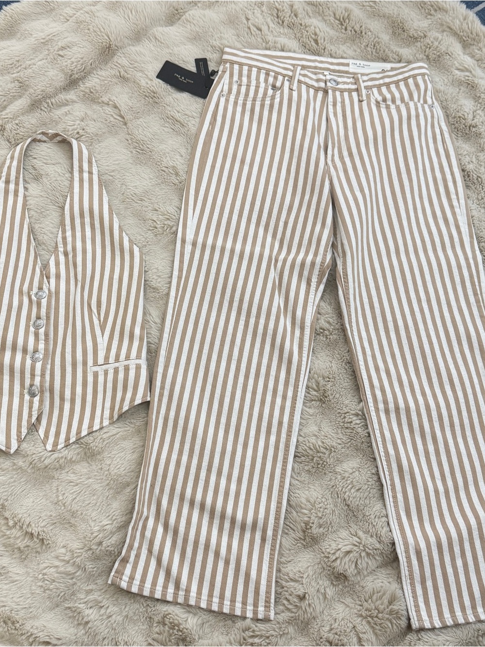 New With Tags rag & bone Matching Striped Set